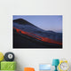 Mount Etna Lava Flow Wall Decal Design 4