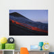 Mount Etna Lava Flow Wall Decal Design 4