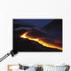 Mount Etna Lava Flow Wall Decal Design 3