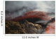 Mount Etna Lava Flow Wall Decal Design 2