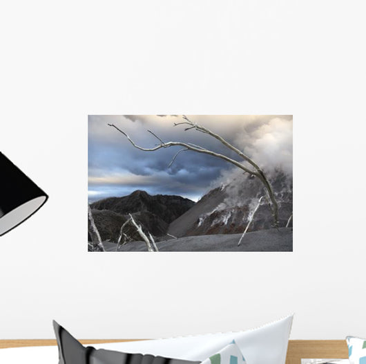 Chaiten Eruption Steaming Dome Wall Decal