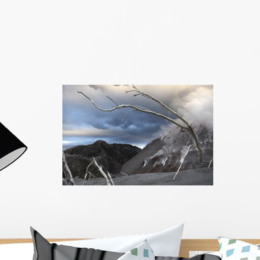 Chaiten Eruption Steaming Dome Wall Decal