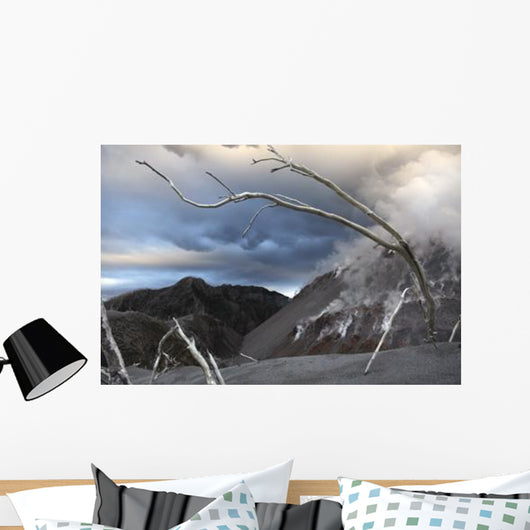 Chaiten Eruption Steaming Dome Wall Decal
