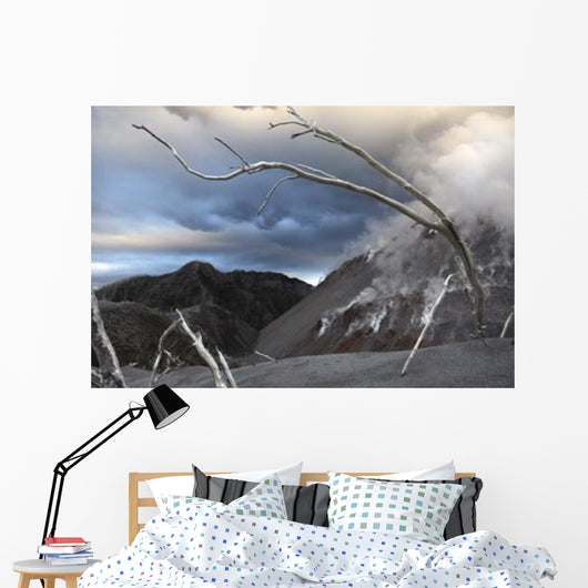 Chaiten Eruption Steaming Dome Wall Decal