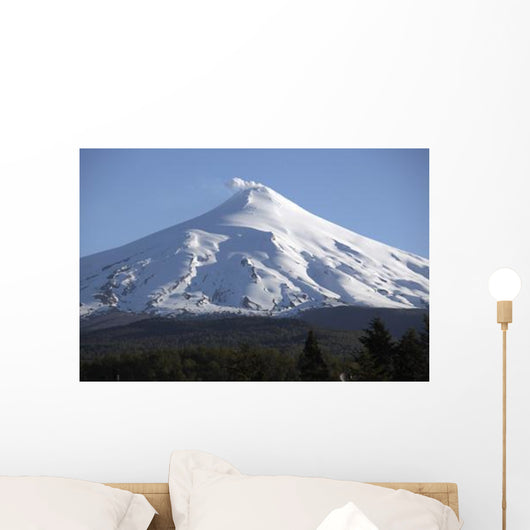 Villarrica Steaming Crater Araucania Wall Decal