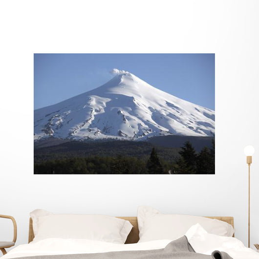 Villarrica Steaming Crater Araucania Wall Decal