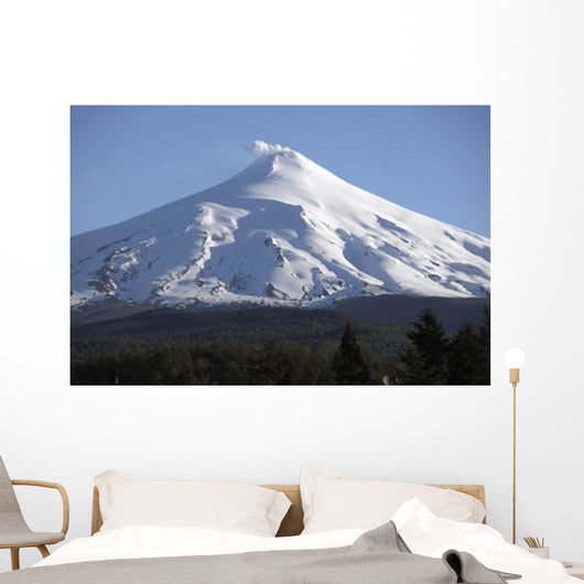 Villarrica Steaming Crater Araucania Wall Decal