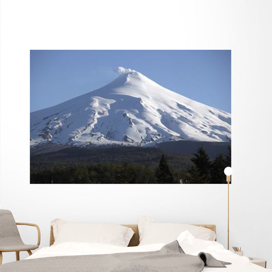 Villarrica Steaming Crater Araucania Wall Decal