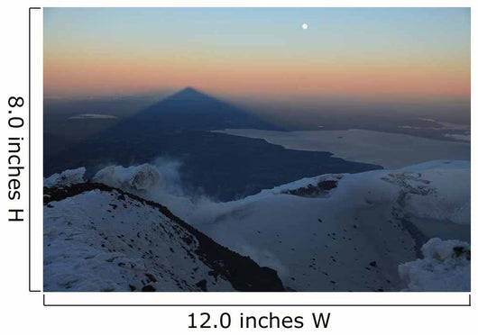 Villarrica Summit with Shadow Wall Decal