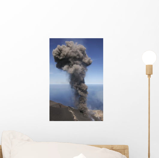 Stromboli Ash Eruption Aeolian Wall Decal