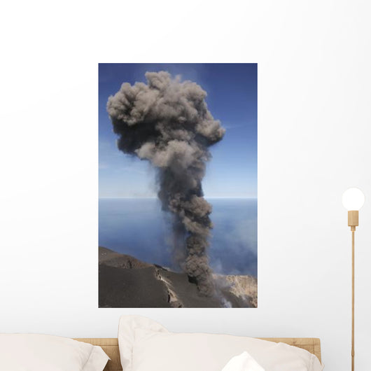 Stromboli Ash Eruption Aeolian Wall Decal