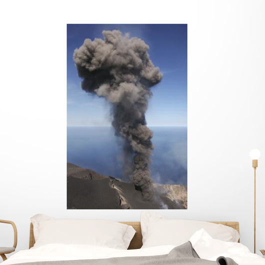 Stromboli Ash Eruption Aeolian Wall Decal