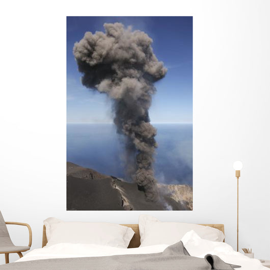 Stromboli Ash Eruption Aeolian Wall Decal