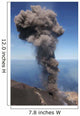 Stromboli Ash Eruption Aeolian Wall Decal