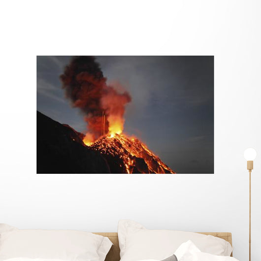 Stromboli Eruption Aeolian Islands Wall Decal Design 9