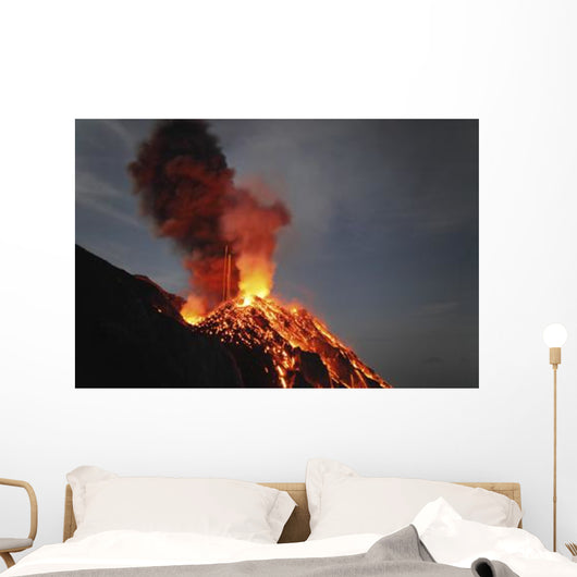 Stromboli Eruption Aeolian Islands Wall Decal Design 9