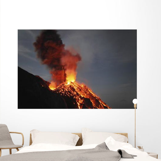 Stromboli Eruption Aeolian Islands Wall Decal Design 9