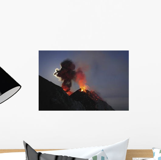 Stromboli Eruption Aeolian Islands Wall Decal Design 8