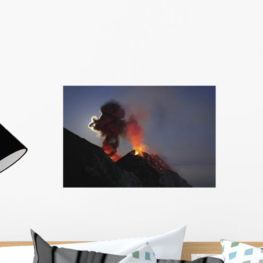 Stromboli Eruption Aeolian Islands Wall Decal Design 8