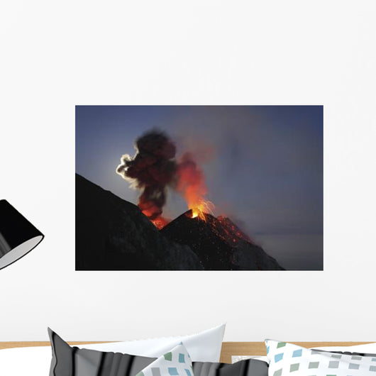 Stromboli Eruption Aeolian Islands Wall Decal Design 8