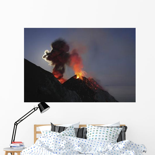 Stromboli Eruption Aeolian Islands Wall Decal Design 8