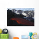 Mount Etna Lava Flow Wall Decal Design 1