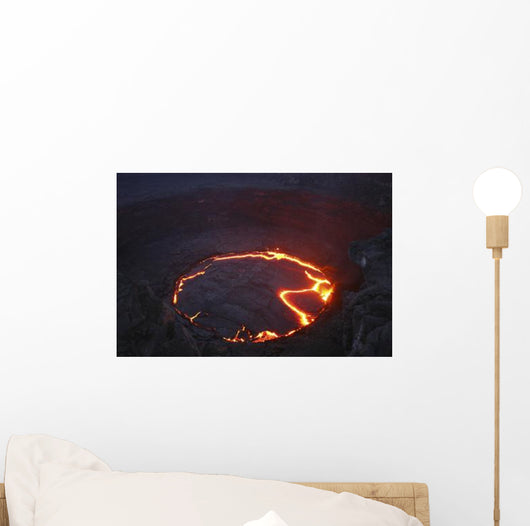 Erta Ale Lava Lake Wall Decal Design 3