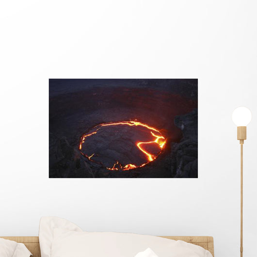 Erta Ale Lava Lake Wall Decal Design 3