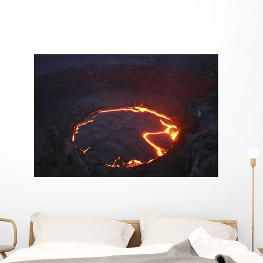 Erta Ale Lava Lake Wall Decal Design 3
