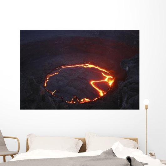 Erta Ale Lava Lake Wall Decal Design 3