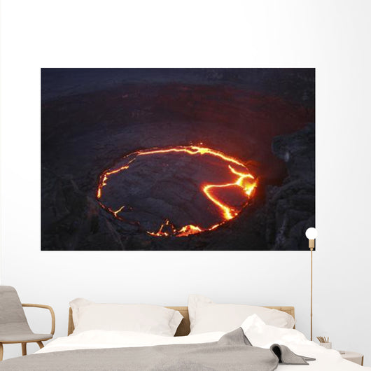 Erta Ale Lava Lake Wall Decal Design 3