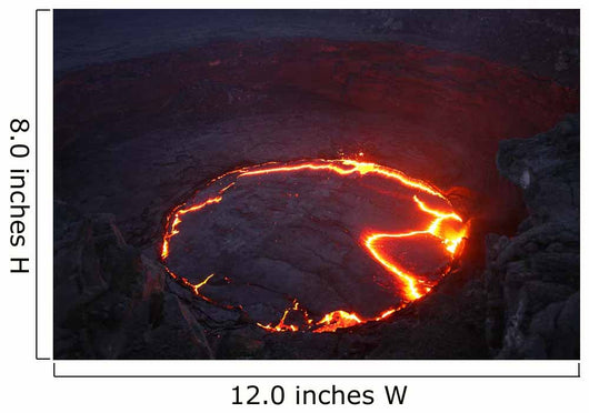 Erta Ale Lava Lake Wall Decal Design 3