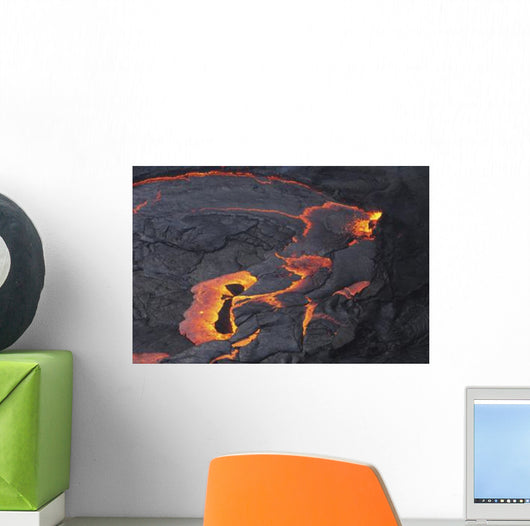 Erta Ale Lava Lake Wall Decal Design 2