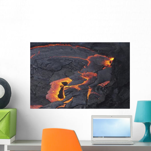 Erta Ale Lava Lake Wall Decal Design 2