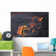 Erta Ale Lava Lake Wall Decal Design 2