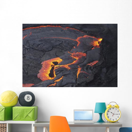 Erta Ale Lava Lake Wall Decal Design 2