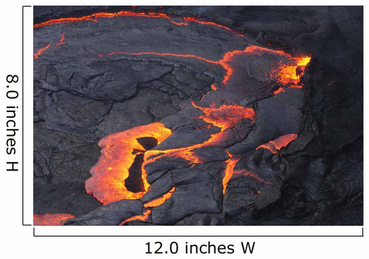 Erta Ale Lava Lake Wall Decal Design 2