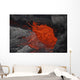 Erta Ale Fountaining Lava Wall Decal Design 4