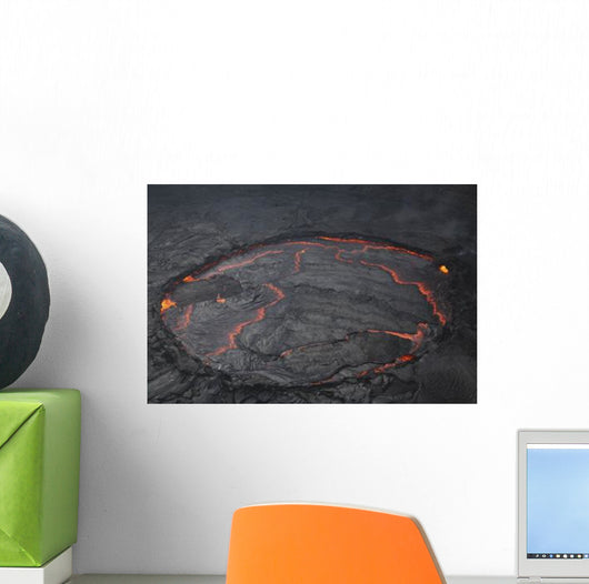 Erta Ale Lava Lake Wall Decal Design 1