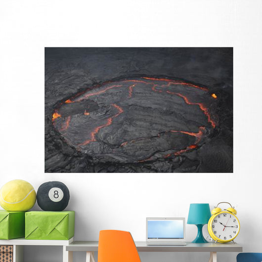 Erta Ale Lava Lake Wall Decal Design 1