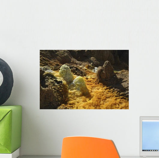 Dallol Geothermal Area Danakil Wall Decal Design 5