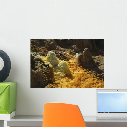 Dallol Geothermal Area Danakil Wall Decal Design 5