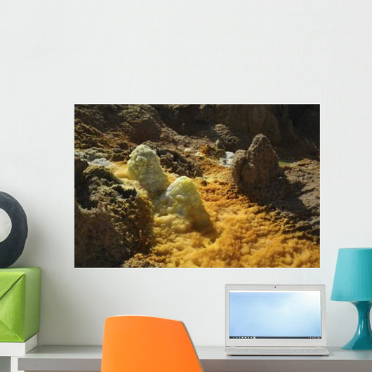 Dallol Geothermal Area Danakil Wall Decal Design 5