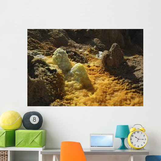 Dallol Geothermal Area Danakil Wall Decal Design 5