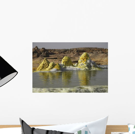 Dallol Geothermal Area Danakil Wall Decal Design 4