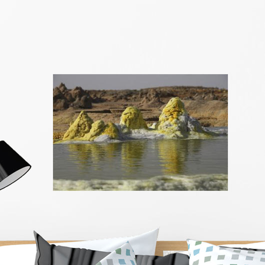 Dallol Geothermal Area Danakil Wall Decal Design 4