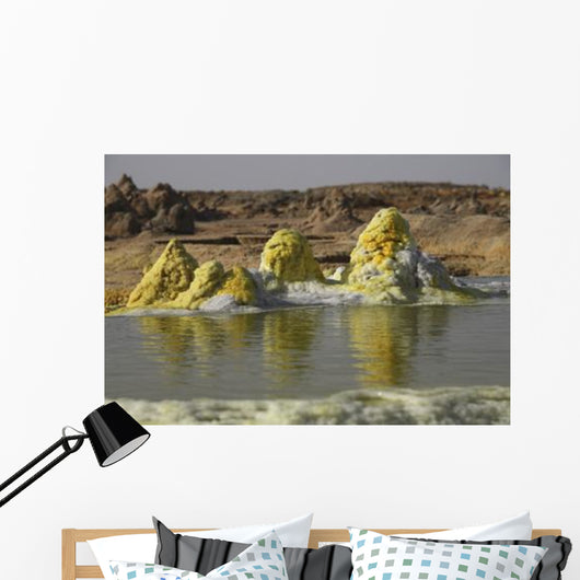 Dallol Geothermal Area Danakil Wall Decal Design 4