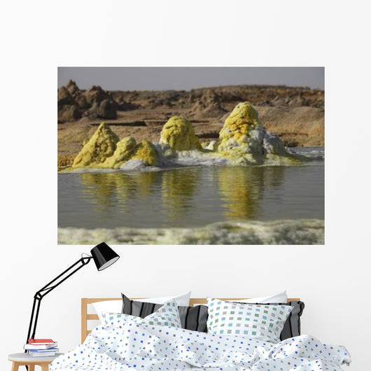 Dallol Geothermal Area Danakil Wall Decal Design 4