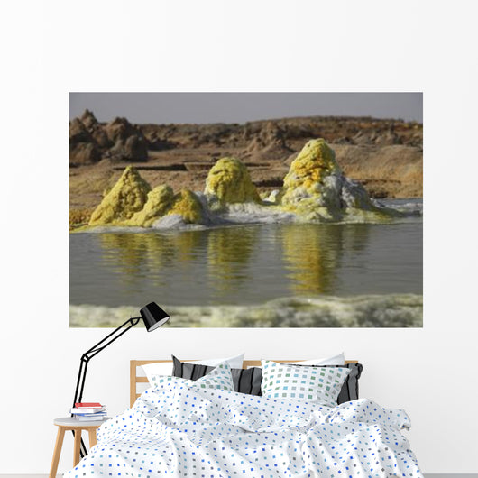 Dallol Geothermal Area Danakil Wall Decal Design 4