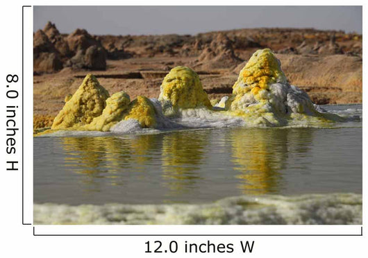 Dallol Geothermal Area Danakil Wall Decal Design 4